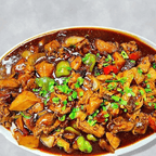 Best Xinjiang Style Chicken Over Flat Noodle
新疆大盘鸡
 in West Lafayette, IN