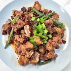 Best Fried Short Ribs with Chili Pepper 巴国黄金骨 in West Lafayette, IN