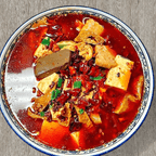 Best Pork Intestine, Blood and Ox Maw in Chili Pepper Soup 毛血旺 in West Lafayette, IN